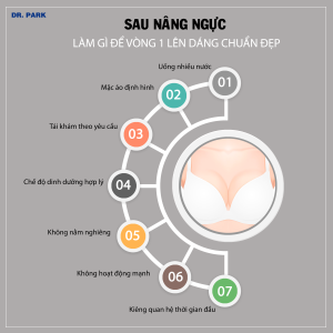 SAU NÂNG NGỰC LÀM GÌ ĐỂ VÒNG 1 LÊN CHUẨN ĐẸP?
