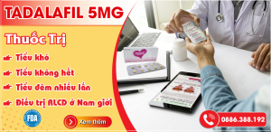Thuốc Tadalafil 5mg điều trị rối loạn cương dương, phì đại tuyến tiền liệt hiệu quả