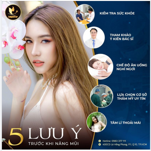 BỎ TÚI 5 LƯU Ý TRƯỚC KHI NÂNG MŨI