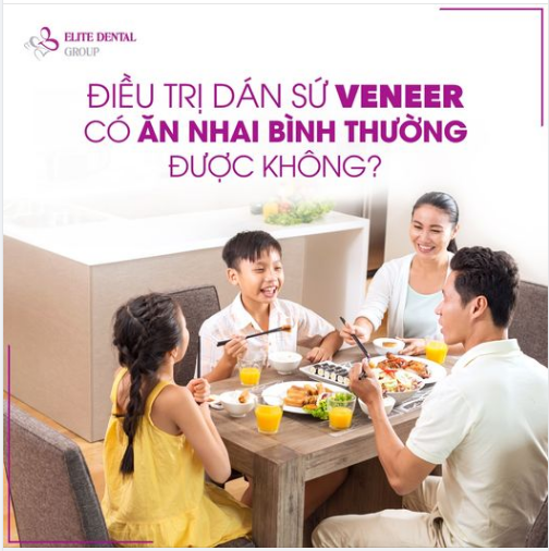 Sau khi điều trị dán sứ veneer, có ăn nhai như bình thường được không?