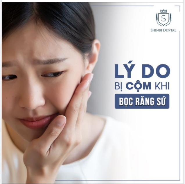 VÌ SAO BỌC RĂNG SỨ BỊ CỘM?