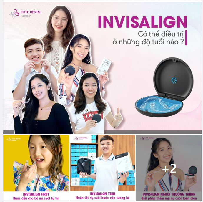 INVISALIGN BAO GỒM NHỮNG SẢN PHẨM NÀO?