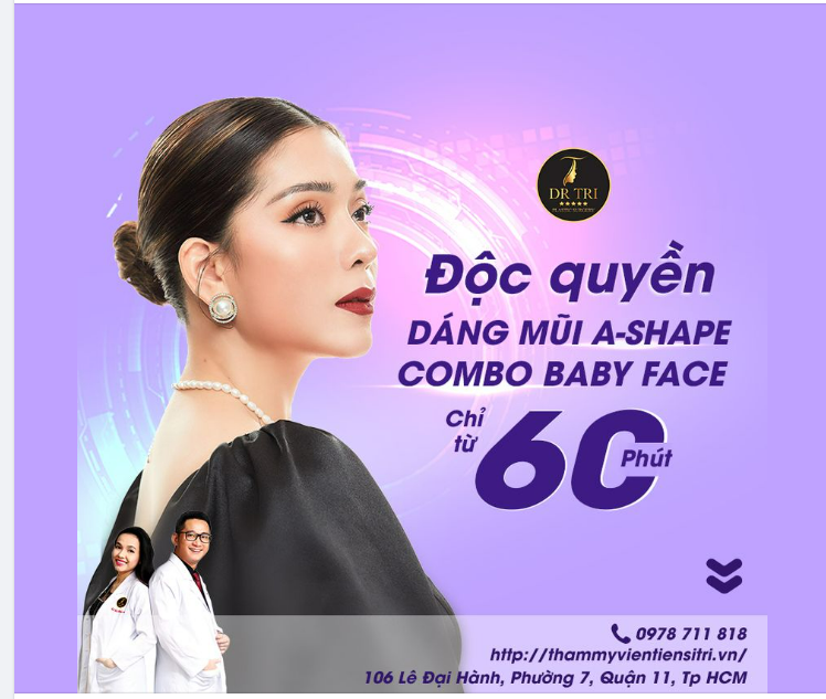 TỎA SÁNG THÁNG 7 VỚI COMBO BABYFACE và DÁNG MŨI A-SHAPE
