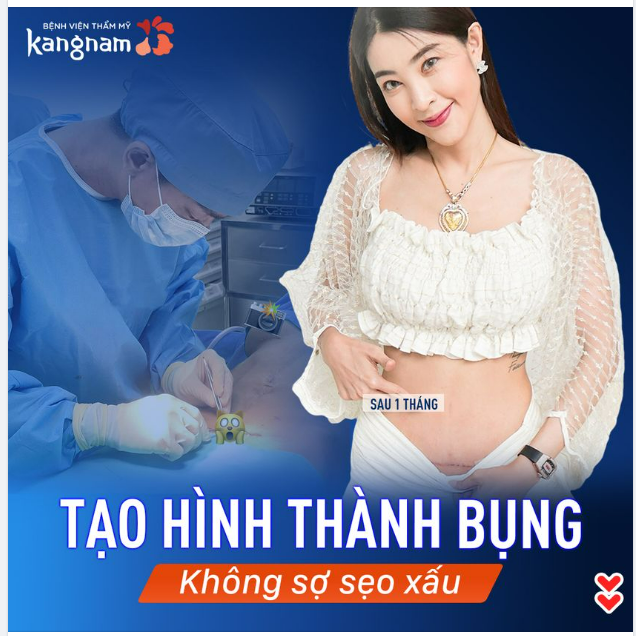 Tạo hình thành bụng - Không lo sẹ.o xấu nữa chị em nhé!