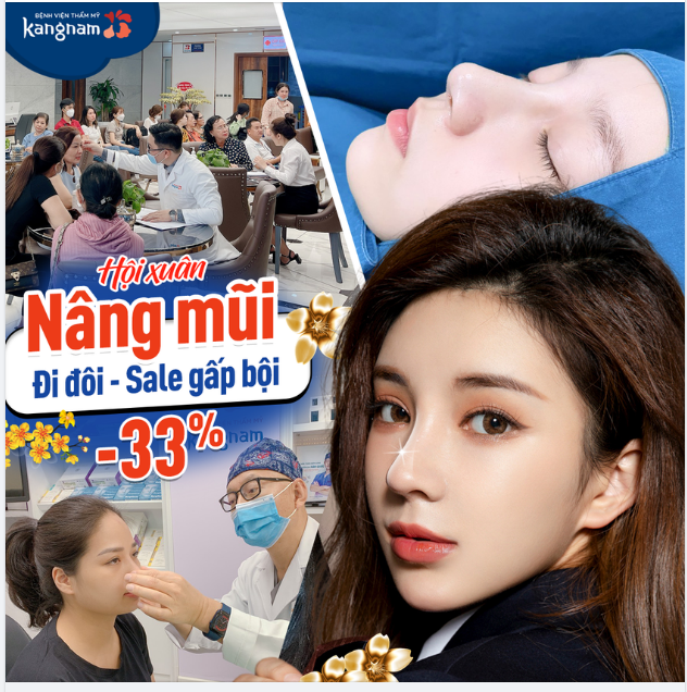 Chị em đừng quên đang có chương trình siêu ưu đãi HỘI XUÂN NÂNG MŨI