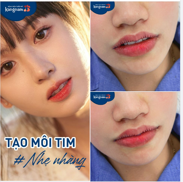 Đu trend môi tim nhưng thích nhẹ nhàng!