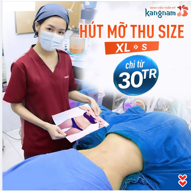 Về size XL  S nhẹ nhàng nhờ Hút mỡ Kangnam