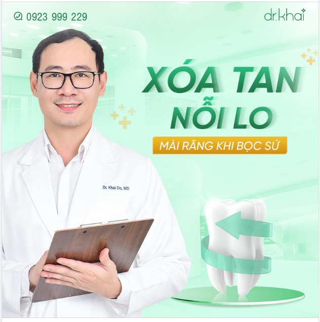 XOÁ TAN NỖI LO MÀI RĂNG KHI BỌC SỨ