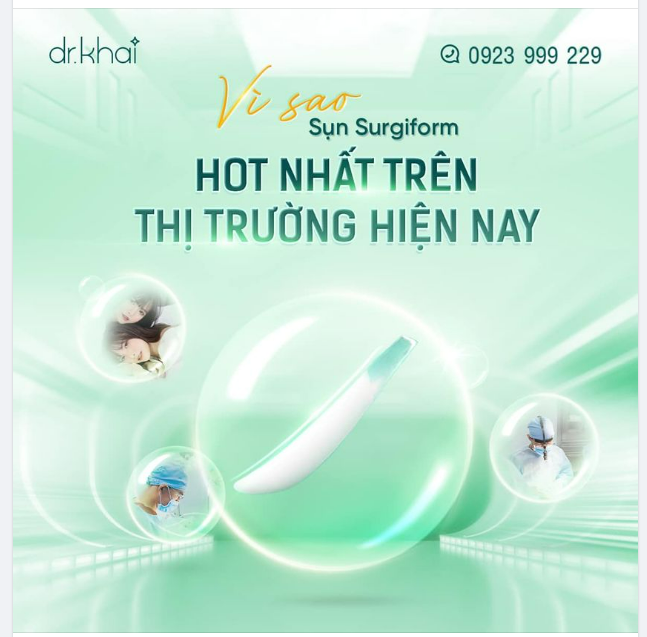 VÌ SAO SỤN SURGIFORM HOT NHẤT TRÊN THỊ TRƯỜNG??
