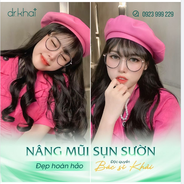 NÂNG MŨI SỤN SƯỜN ĐỘC QUYỀN TẠI BV THẨM MỸ NAM AN CỦA BÁC SĨ KHẢI