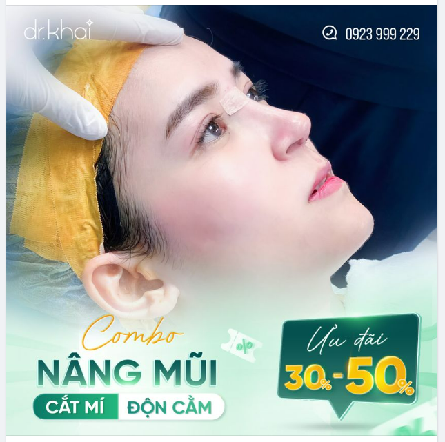 HOT COMBO NÂNG MŨI - CẮT MÍ - ĐỘN CẰM GIẢM GIÁ TỪ 30-50%