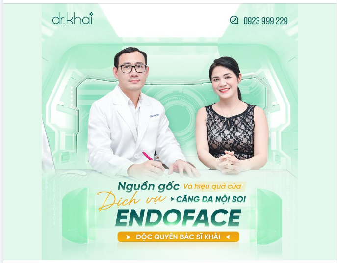 CĂNG DA NỘI SOI ENDO-FACE ĐỘC QUYỀN BÁC SĨ KHẢI