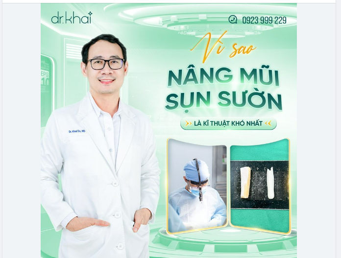 VÌ SAO NÂNG MŨI SỤN SƯỜN LÀ KỸ THUẬT KHÓ NHẤT?