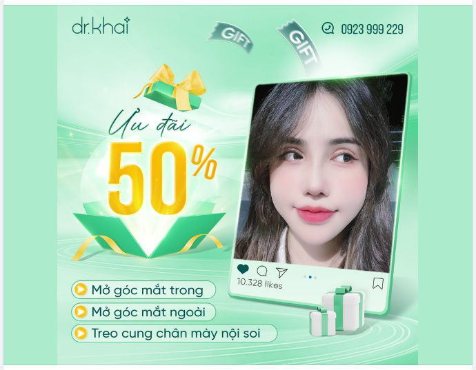 ƯU ĐÃI 50% CÁC DỊCH VỤ MÍ