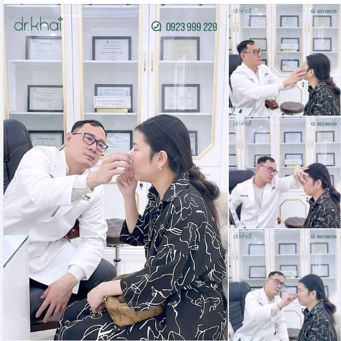 BÁC SĨ KHẢI PHÂN TÍCH - TƯ VẤN DÁNG MŨI CHO KHÁCH HÀNG