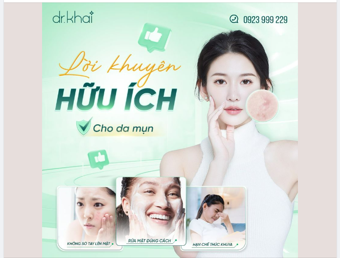 5 LỜI KHUYÊN HỮU ÍCH TRONG QUÁ TRÌNH ĐIỀU TRỊ MỤN