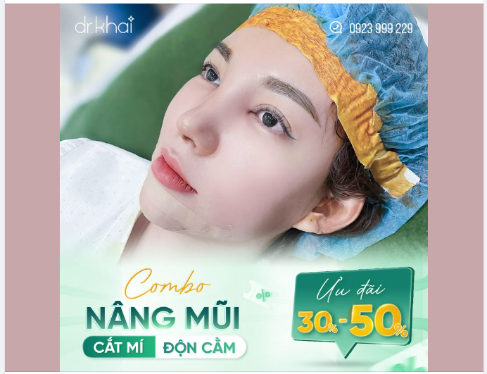 HOT COMBO NÂNG MŨI - CẮT MÍ - ĐỘN CẰM GIẢM GIÁ TỪ 30-50%