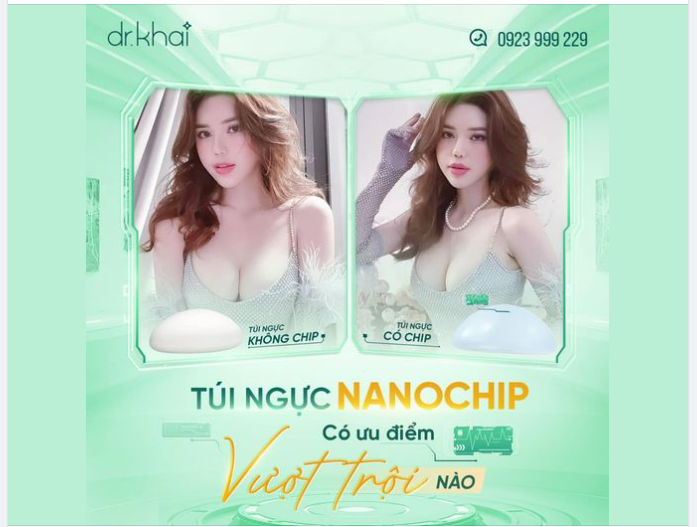 HIỆU QUẢ VƯỢT TRỘI CỦA TÚI NGỰC NANOCHIP