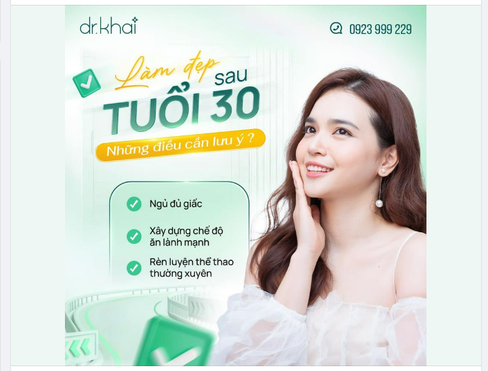LƯU Ý LÀM ĐẸP SAU TUỔI 30
