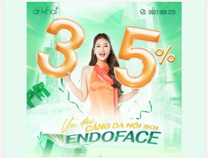 TRẺ THÊM 10 TUỔI VỚI CĂNG DA NỘI SOI ENDOFACE - ĐỘC QUYỀN BÁC SĨ KHẢI
