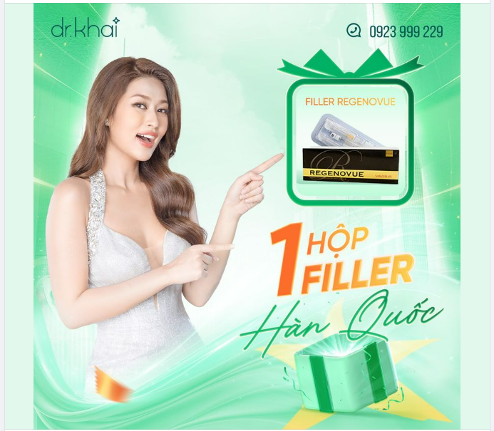 TẶNG FILLER HÀN QUỐC CAO CẤP KHI THỰC HIỆN BẤT KỲ DỊCH VỤ THẨM MỸ TẠI DR KHẢI