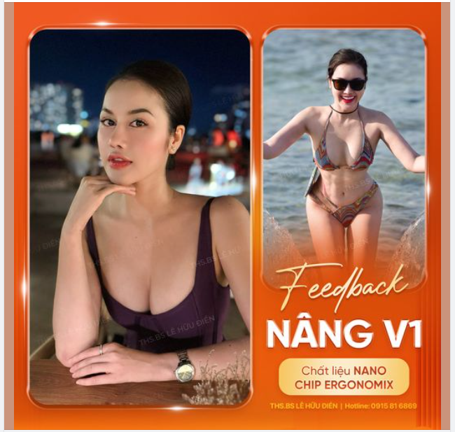 Tự tin mọi khung hình khi sở hữu bầu ngực căng tròn, khe sâu khít.
