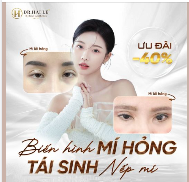BIẾN HÌNH MÍ HỎNG - TÁI SINH NẾP MÍ