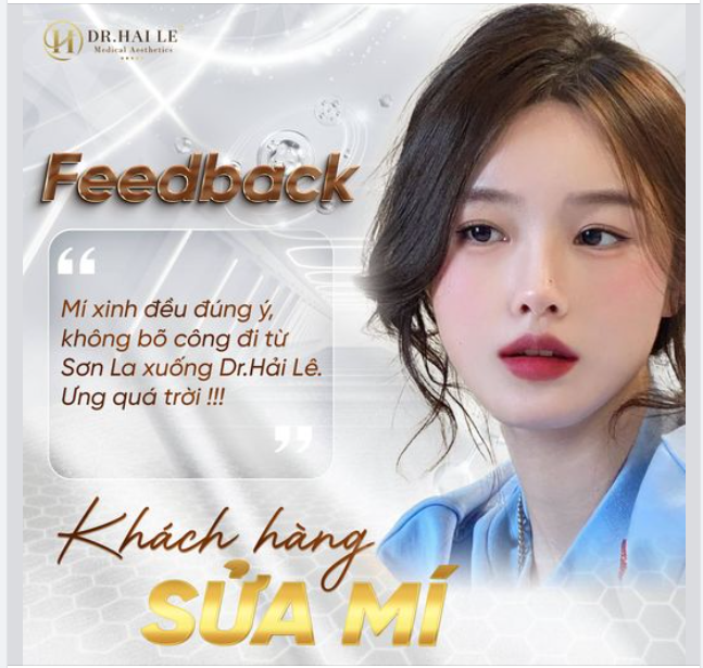 Vượt hơn 300km và hành trình quyết tâm chữa lành "mí mắt đã cắt lỗi 3 lần" của chị Khách tại Dr.Hải Lê