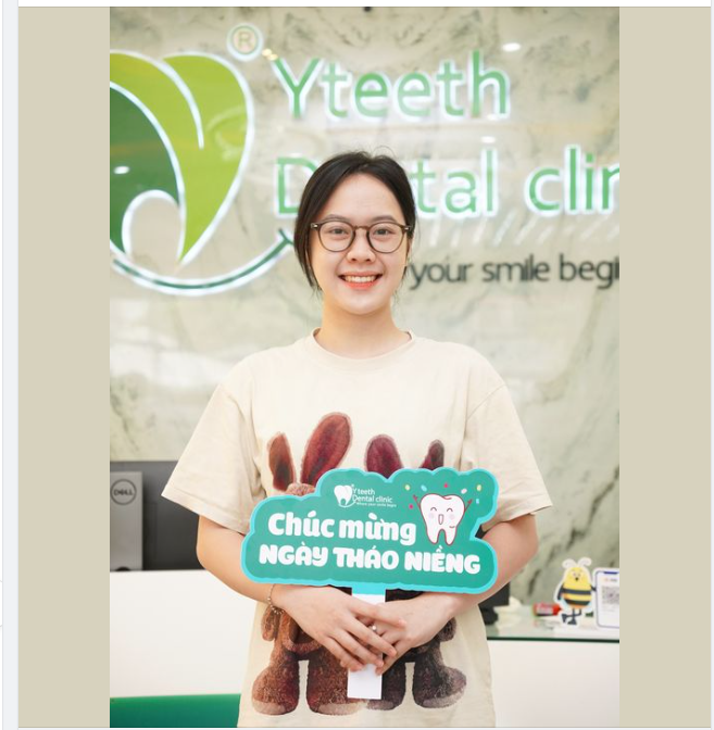 Thêm 1 thành viên nữa đến với Team tháo niềng của Bác sĩ Yến Yteeth