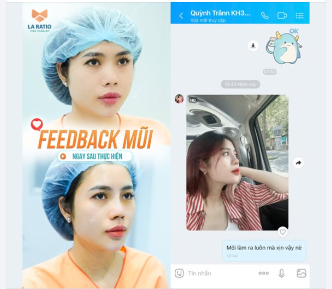 Không có gì quý hơn sự hài lòng của khách hàng dành tặng cho bác sĩ Võ Thành Trung, cùng đội ngũ nhân viên nhà La Ratio.