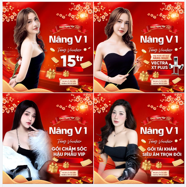 NGỰC ĐẸP ĐÓN TẾT - XUÂN VỀ THÊM XINH.