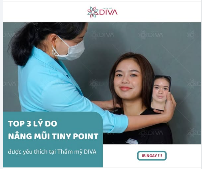 TOP 3 LÝ DO NÂNG MŨI TINY POINT ĐƯỢC YÊU THÍCH TẠI DIVA
