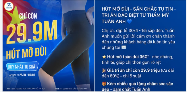 ĐÙI THON GỌN– SĂN CHẮC TỰ TIN – TRI ÂN ĐẶC BIỆT TỪ THẨM MỸ TUẤN ANH
