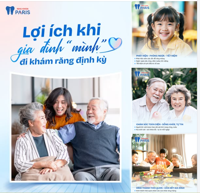 LỢI ÍCH KHI GIA ĐÌNH ''MÌNH'' ĐI KHÁM RĂNG ĐỊNH KỲ