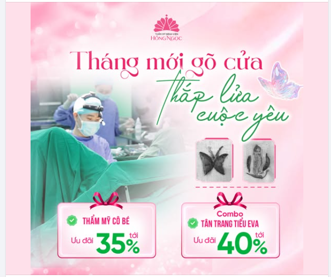 Không đau - nhanh hồi phục - cô bé trở lại như thời còn "son"