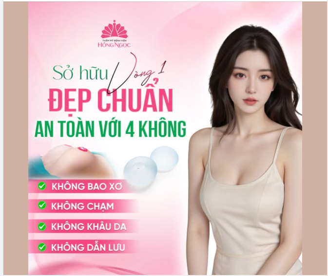 SỞ HỮU VÒNG 1 ĐẸP CHUẨN, AN TOÀN VỚI 4 KHÔNG