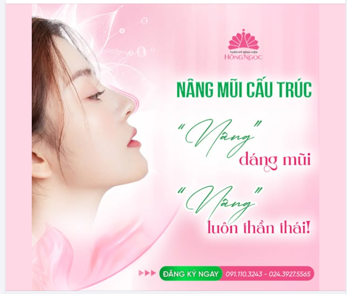NÂNG MŨI CẤU TRÚC: “NÂNG” DÁNG MŨI, “NÂNG” LUÔN THẦN THÁI!