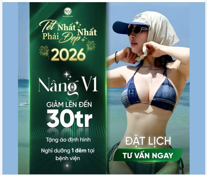 Ưu đãi làm đẹp lớn nhất năm - Nâng V1 giảm đến 30TR