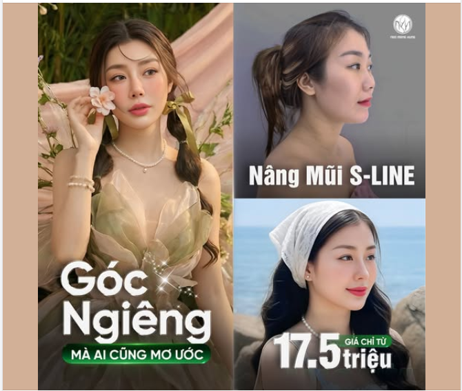Mũi cao mà phải nhìn kĩ mới thấy hả?  KH BV Ngô Mộng Hùng nghiêng nhẹ là thấy rồi