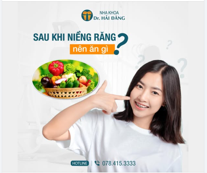SAU KHI NIỀNG RĂNG NÊN ĂN GÌ ĐỂ RĂNG DI CHUYỂN ĐẸP – KHÔNG BỊ ĐAU ?