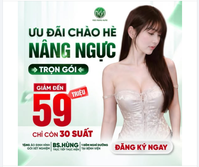 Dáng ngực độc bản - ưu đãi độc quyền cho hè này!
