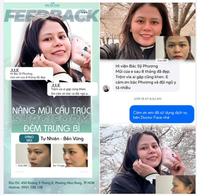 Nhận được hình feedback mà phải ngắm đi ngắm lại luôn đó
