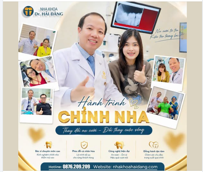 HÀNH TRÌNH CHỈNH NHA – THAY ĐỔI NỤ CƯỜI - ĐỔI THAY CUỘC SỐNG