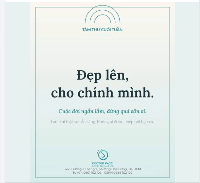 Cuộc đời ngắn lắm, đừng quá sân si.  Câu này bs hay tự nói với mình, hôm nay nói với các bạn luôn.