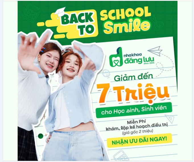 Back To School, Back To Smile - Chào Năm Học Mới Với Một Nụ Cười Mới