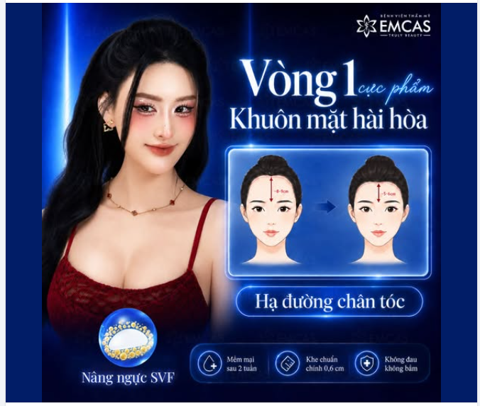 VÒNG 1 CỰC PHẨM – KHUÔN MẶT HÀI HÒA, NÂNG TẦM NHAN SẮC TOÀN DIỆN