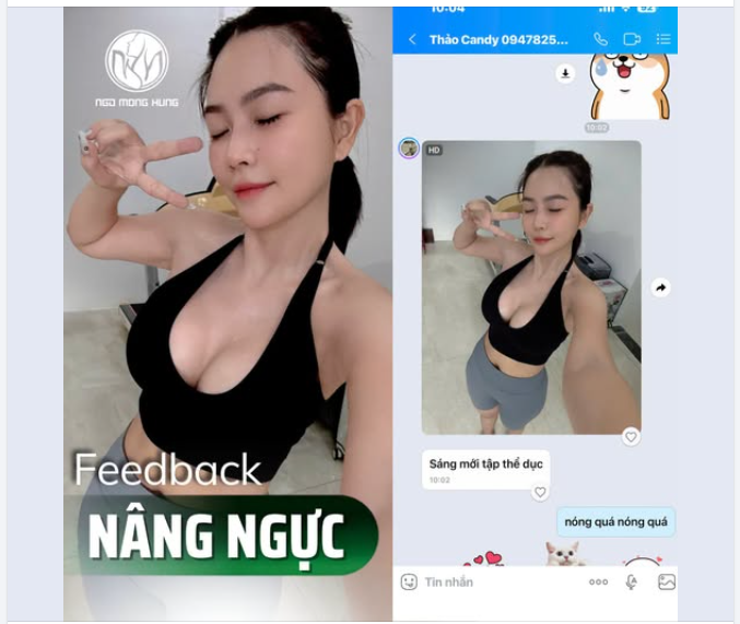 "Sáng ra tập thể dục, ngắm mình trong gương mà thấy quyết định nâng V1 đúng đắn thực sự!" - Khách hàng chia sẻ