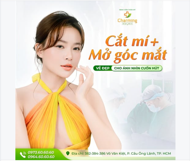 CẮT MÍ + MỞ GÓC MẮT - COMBO CHO ÁNH NHÌN CUỐN HÚT