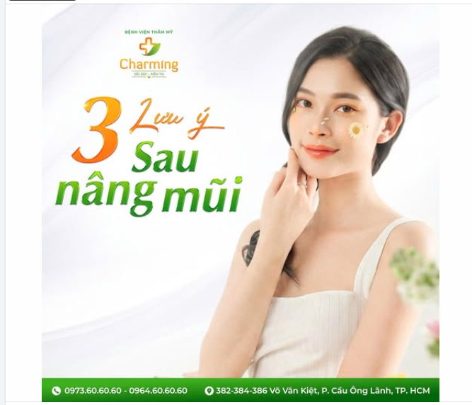 3 LƯU Ý VÀNG SAU NÂNG MŨI ĐỂ DÁNG MŨI TỰ NHIÊN VÀ BỀN VỮNG
