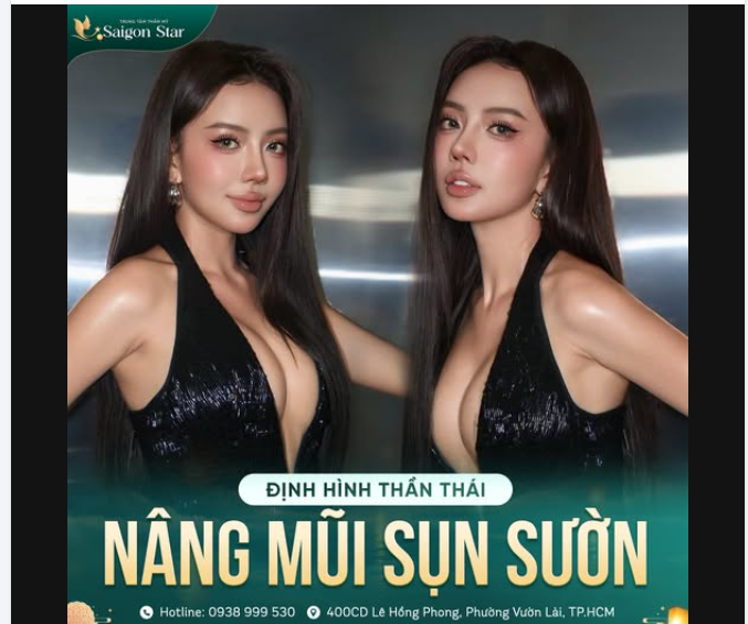 ĐỊNH HÌNH THẦN THÁI - NÂNG TẦM NHAN SẮC CÙNG NÂNG MŨI SỤN SƯỜN